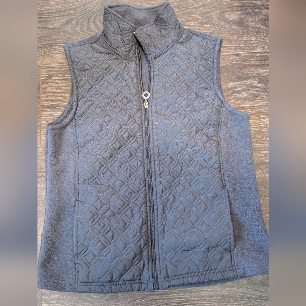 Women's Blue Lightweight Quilted Vest